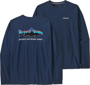 Patagonia M's L/S Home Water Trout R.-Tee